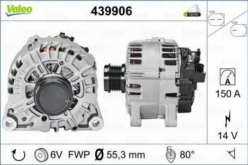 Valeo TG15C169 - Генератор vvparts.bg