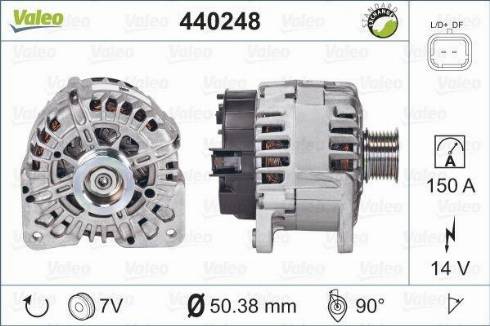 Valeo TG15C137 - Генератор vvparts.bg