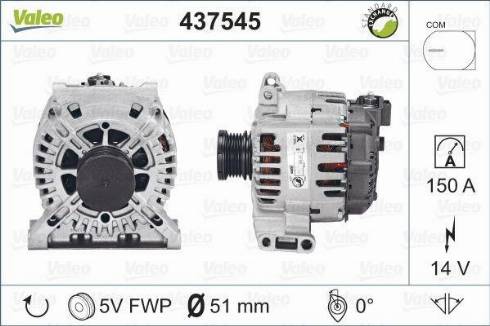 Valeo TG15C121 - Генератор vvparts.bg