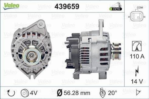 Valeo TG10B025 - Генератор vvparts.bg