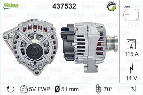 Valeo TG11C059 - Генератор vvparts.bg