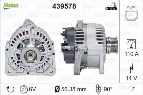 Valeo TG11C063 - Генератор vvparts.bg