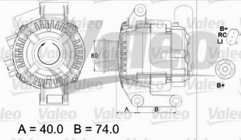 Valeo TG12C109 - Генератор vvparts.bg