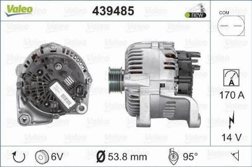 Valeo TG17C048 - Генератор vvparts.bg