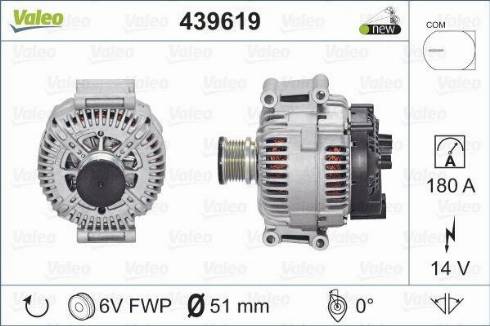 Valeo TG17C061 - Генератор vvparts.bg