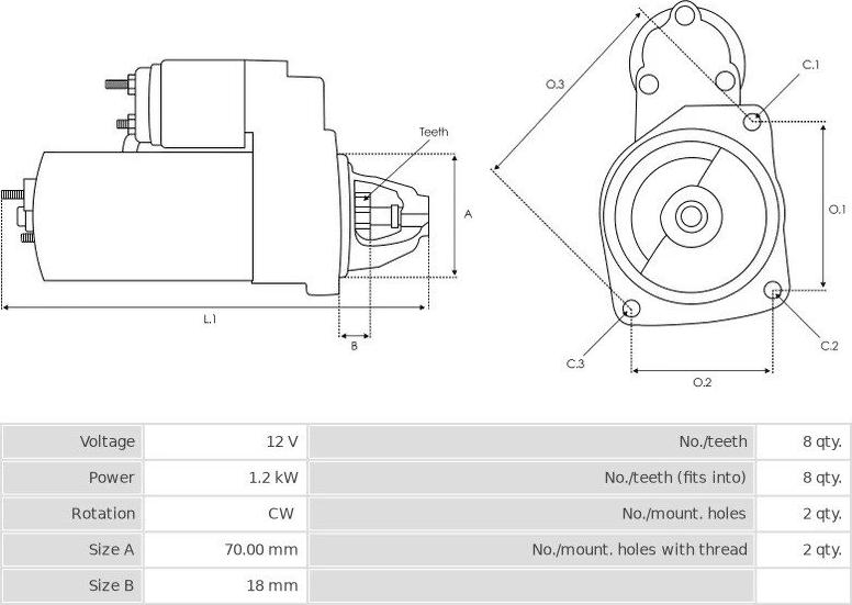 Valeo TM000A14301 - Стартер vvparts.bg