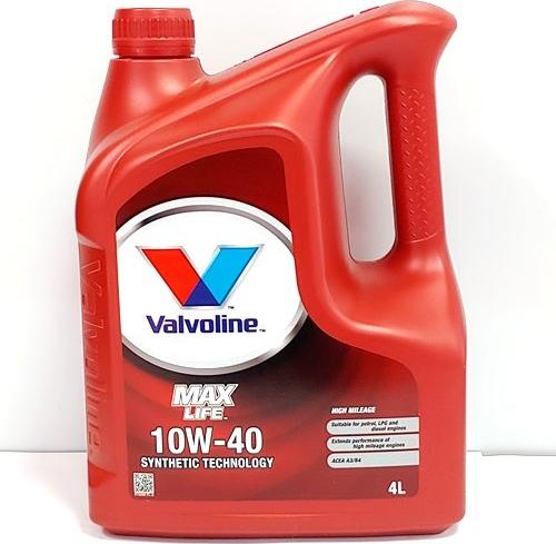 Valvoline MAXLIFE10W404L - Двигателно масло vvparts.bg