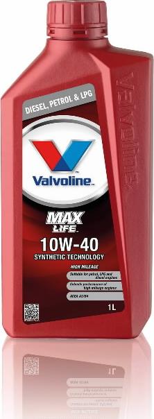 Valvoline MAXLIFE10W401L - Двигателно масло vvparts.bg
