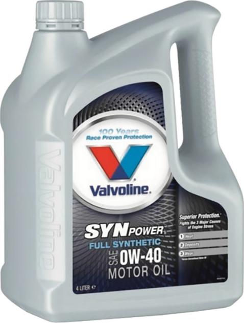 Valvoline SYNPOWER 0W40 4L - Двигателно масло vvparts.bg