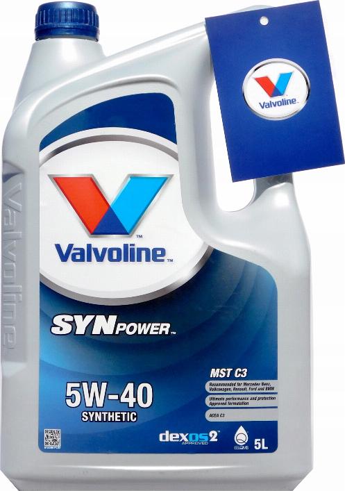 Valvoline SYNPOWER ENV C1 5W30 5L - Двигателно масло vvparts.bg