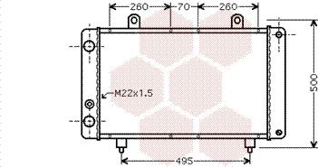 Van Wezel 40002319 - Радиатор, охлаждане на двигателя vvparts.bg