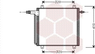 Van Wezel 43005200 - Кондензатор, климатизация vvparts.bg