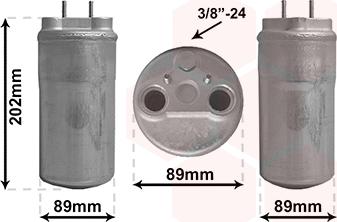 Van Wezel 4300D555 - Изсушител, климатизация vvparts.bg