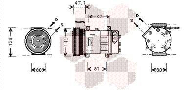 Van Wezel 4300K106 - Компресор, климатизация vvparts.bg