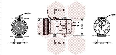 Van Wezel 4300K243 - Компресор, климатизация vvparts.bg