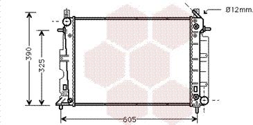 Van Wezel 47002008 - Радиатор, охлаждане на двигателя vvparts.bg