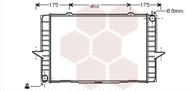 Van Wezel 59002148 - Радиатор, охлаждане на двигателя vvparts.bg