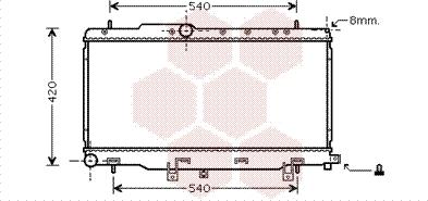 Van Wezel 51002057 - Радиатор, охлаждане на двигателя vvparts.bg