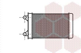 Van Wezel 58006117 - Топлообменник, отопление на вътрешното пространство vvparts.bg