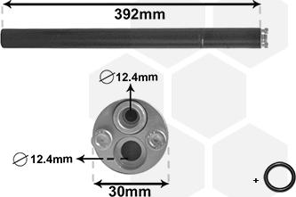 Van Wezel 5800D212 - Изсушител, климатизация vvparts.bg