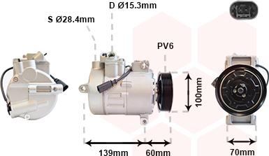 Van Wezel 5800K356 - Компресор, климатизация vvparts.bg