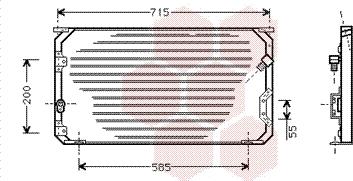 Van Wezel 53005190 - Кондензатор, климатизация vvparts.bg