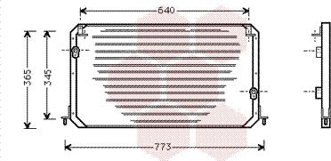 Van Wezel 53005192 - Кондензатор, климатизация vvparts.bg