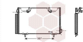 Van Wezel 53005328 - Кондензатор, климатизация vvparts.bg