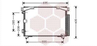 Van Wezel 53005280 - Кондензатор, климатизация vvparts.bg