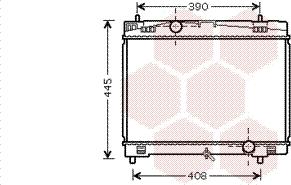 Van Wezel 53002482 - Радиатор, охлаждане на двигателя vvparts.bg