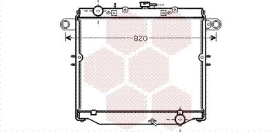 Van Wezel 53002477 - Радиатор, охлаждане на двигателя vvparts.bg