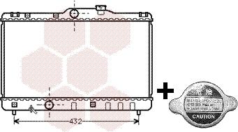 Van Wezel 53002140 - Радиатор, охлаждане на двигателя vvparts.bg