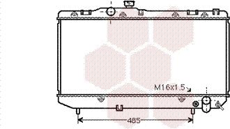 Van Wezel 53002142 - Радиатор, охлаждане на двигателя vvparts.bg