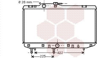 Van Wezel 53002151 - Радиатор, охлаждане на двигателя vvparts.bg