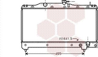 Van Wezel 53002163 - Радиатор, охлаждане на двигателя vvparts.bg