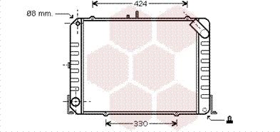 Van Wezel 53002139 - Радиатор, охлаждане на двигателя vvparts.bg