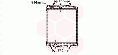 Van Wezel 53002359 - Радиатор, охлаждане на двигателя vvparts.bg