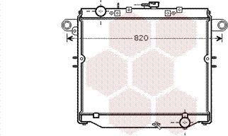 Van Wezel 53002379 - Радиатор, охлаждане на двигателя vvparts.bg