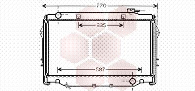 Van Wezel 53002377 - Радиатор, охлаждане на двигателя vvparts.bg