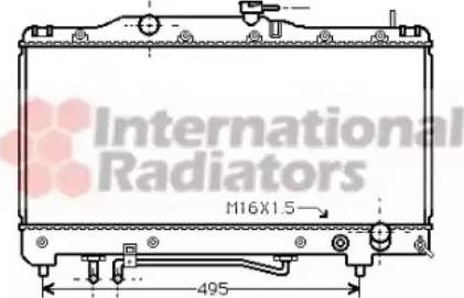 Van Wezel 53002205 - Радиатор, охлаждане на двигателя vvparts.bg