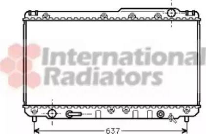 Van Wezel 53002229 - Радиатор, охлаждане на двигателя vvparts.bg