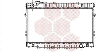 Van Wezel 53002223 - Радиатор, охлаждане на двигателя vvparts.bg