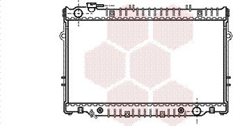 Van Wezel 53002222 - Радиатор, охлаждане на двигателя vvparts.bg