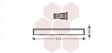 Van Wezel 5300D416 - Изсушител, климатизация vvparts.bg