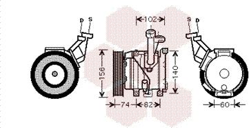 Van Wezel 5300K440 - Компресор, климатизация vvparts.bg