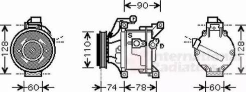 Van Wezel 5300K452 - Компресор, климатизация vvparts.bg