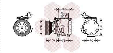 Van Wezel 5300K466 - Компресор, климатизация vvparts.bg