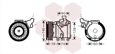 Van Wezel 5300K467 - Компресор, климатизация vvparts.bg