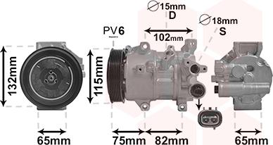 Van Wezel 5301K701 - Компресор, климатизация vvparts.bg