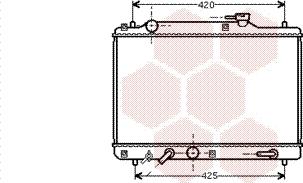 Van Wezel 52002052 - Радиатор, охлаждане на двигателя vvparts.bg